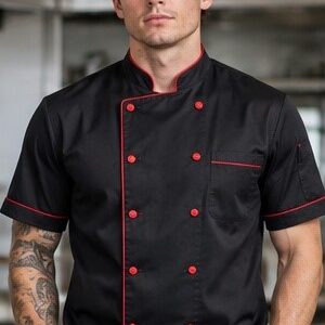 Chaqueta cheff negra