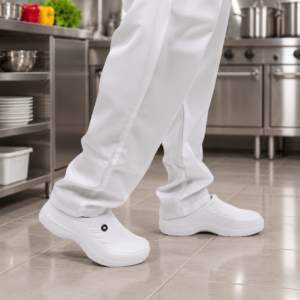 Calzado Evacol sin Tira Blanco Unisex | Antideslizante Cocina